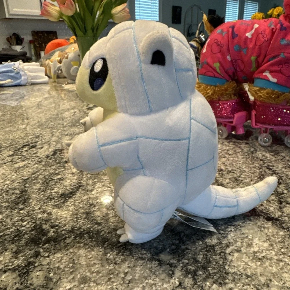 2017 Pokemon Center Original Alolan Sandshrew Poke Plush 8 Inch US Authentic